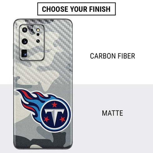 NFL Tennessee Titans Camo Galaxy S20 Ultra 5G Skin